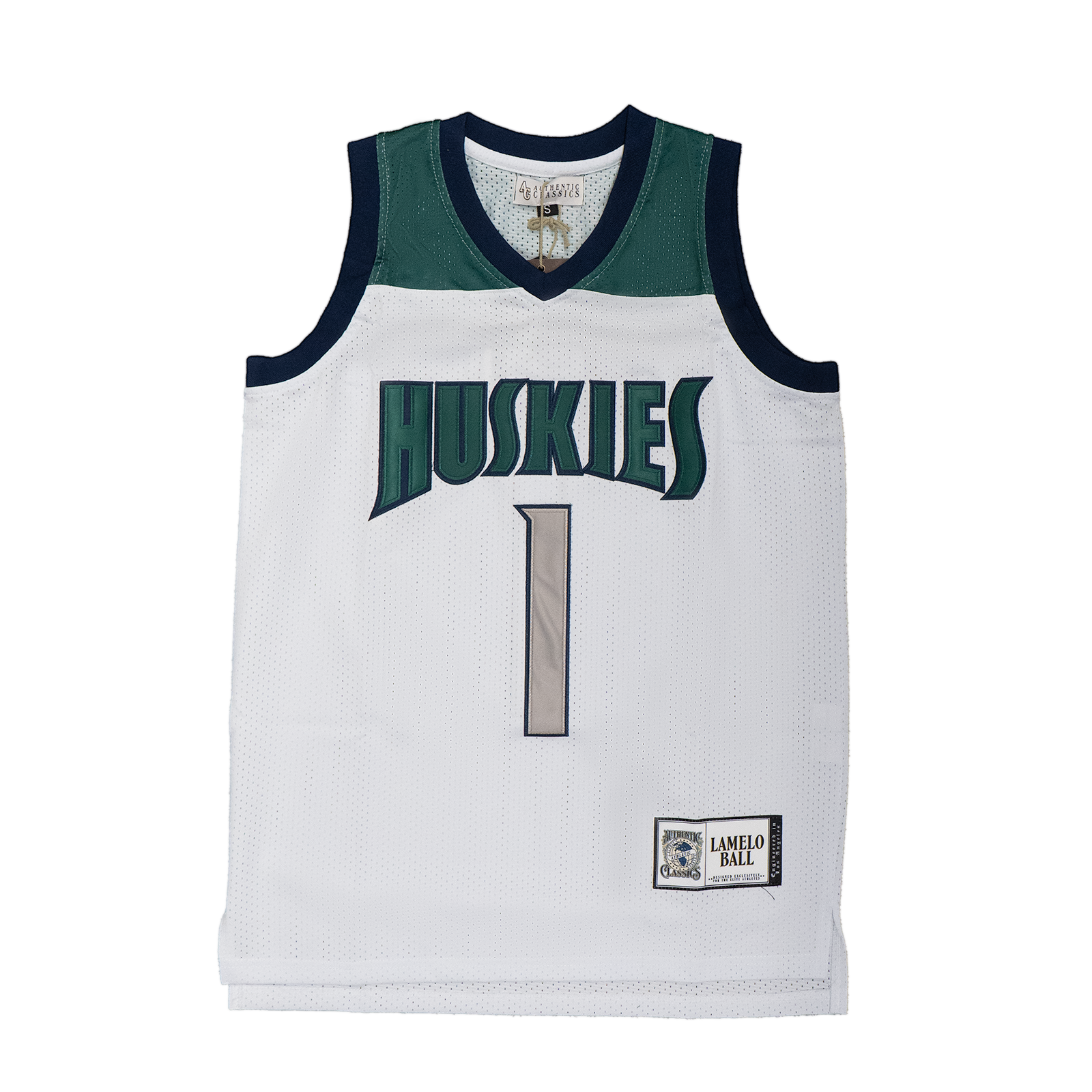 LAMELO BALL HIGH SCHOOL BASKETBALL HOME JERSEY (WHITE) – All Star