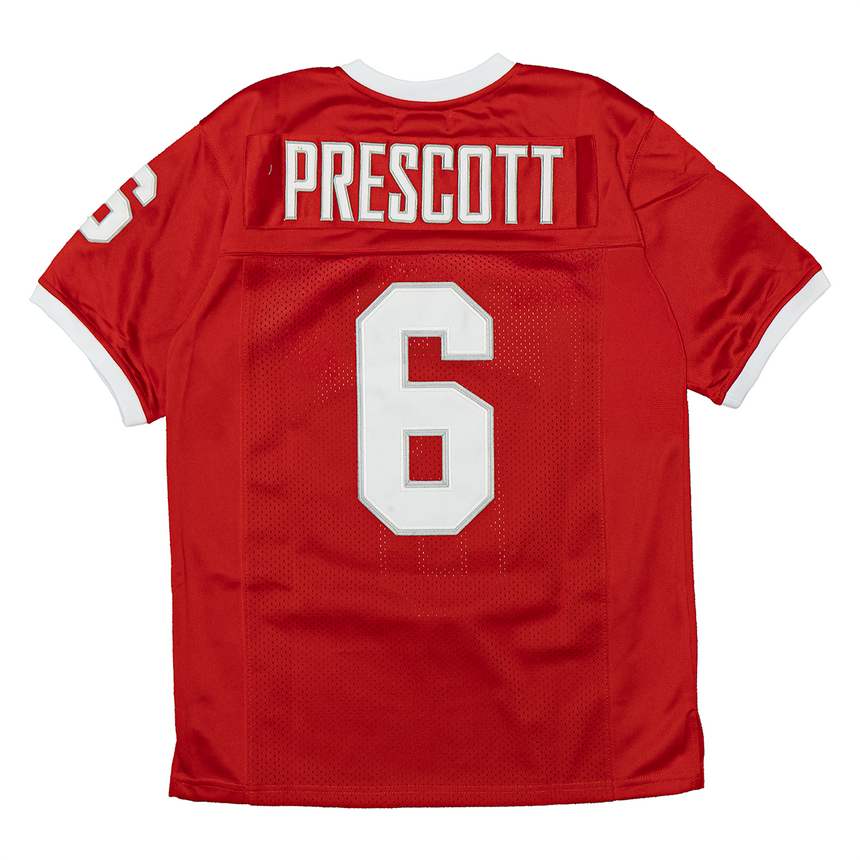 YOUTH DAK PRESCOTT HIGH SCHOOL FOOTBALL JERSEY (RED)