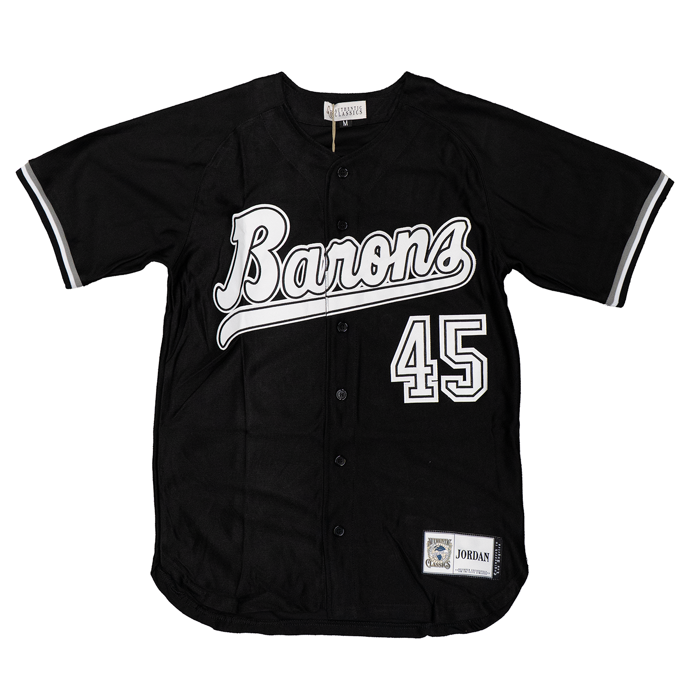 MICHAEL JORDAN BASEBALL JERSEY (BLACK) – All Star Elite