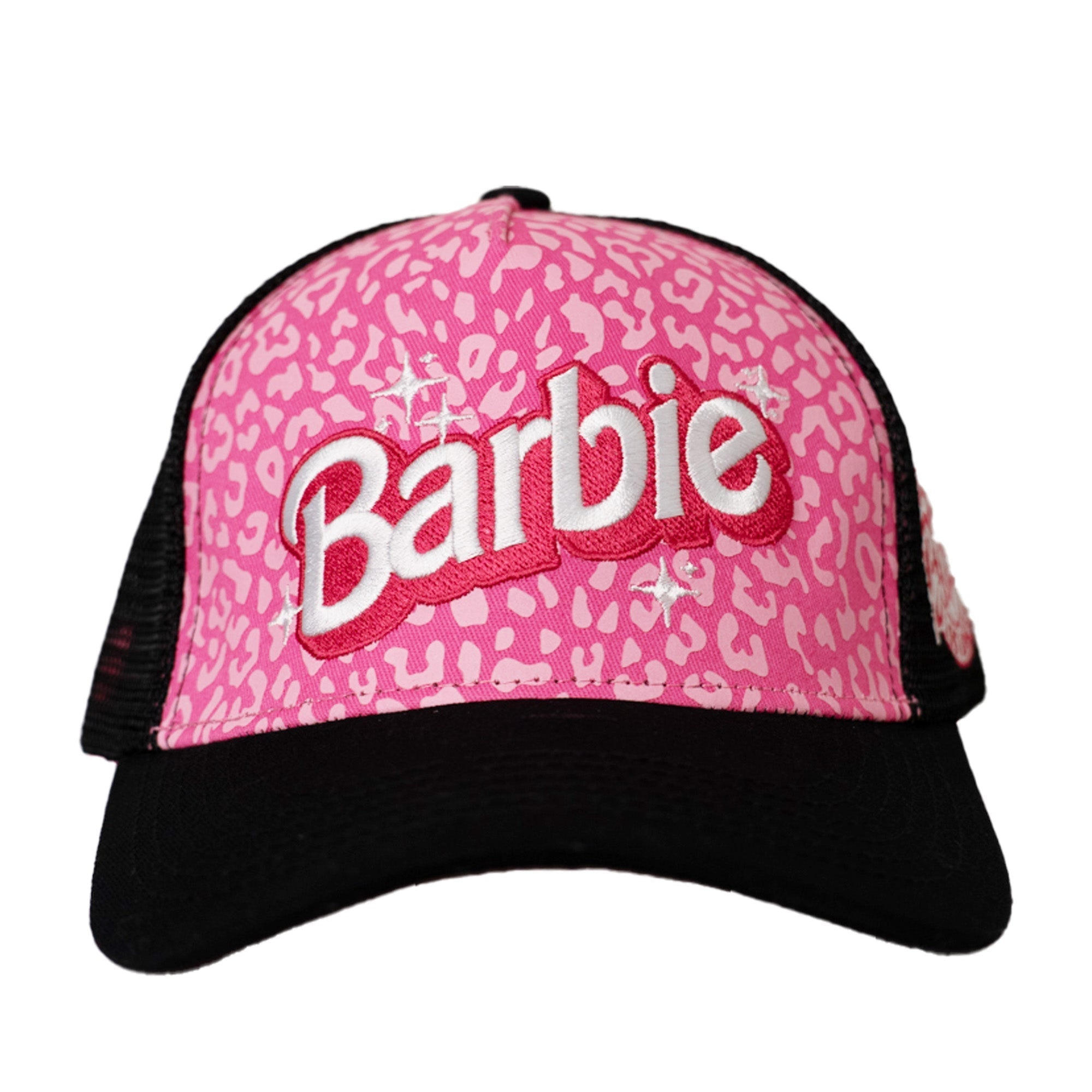 BARBIE CHEETAH PRINT TRUCKER HAT (PINK/BLACK) – All Star Elite
