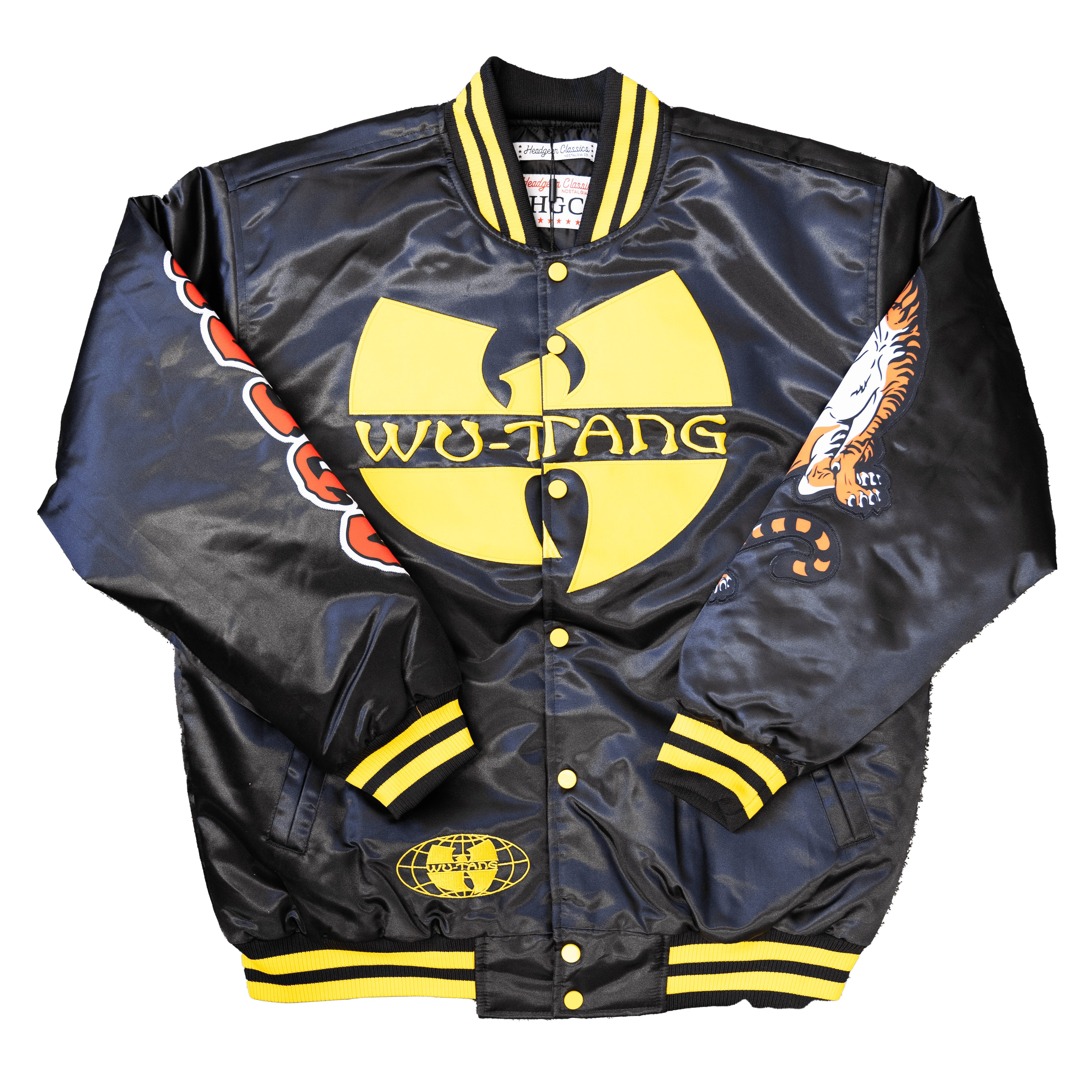 WU-TANG SATIN JACKET (BLACK) – All Star Elite