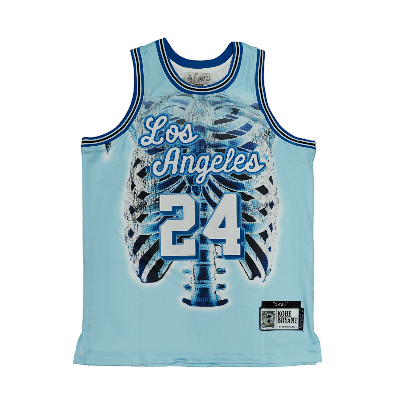 kobe white and blue jersey