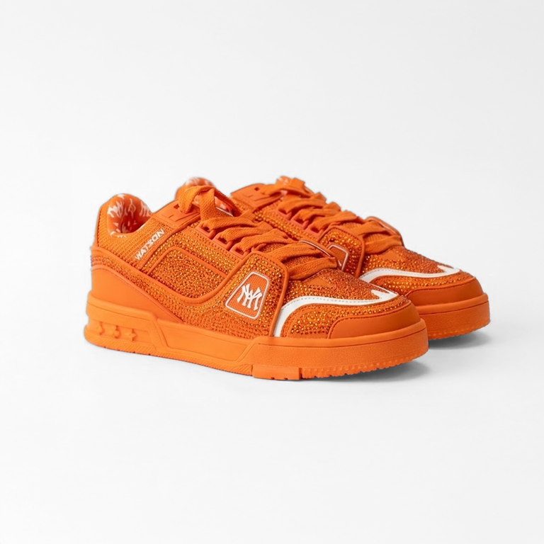 Vulture V2 Sneakers – Neon Orange | All Star Elite