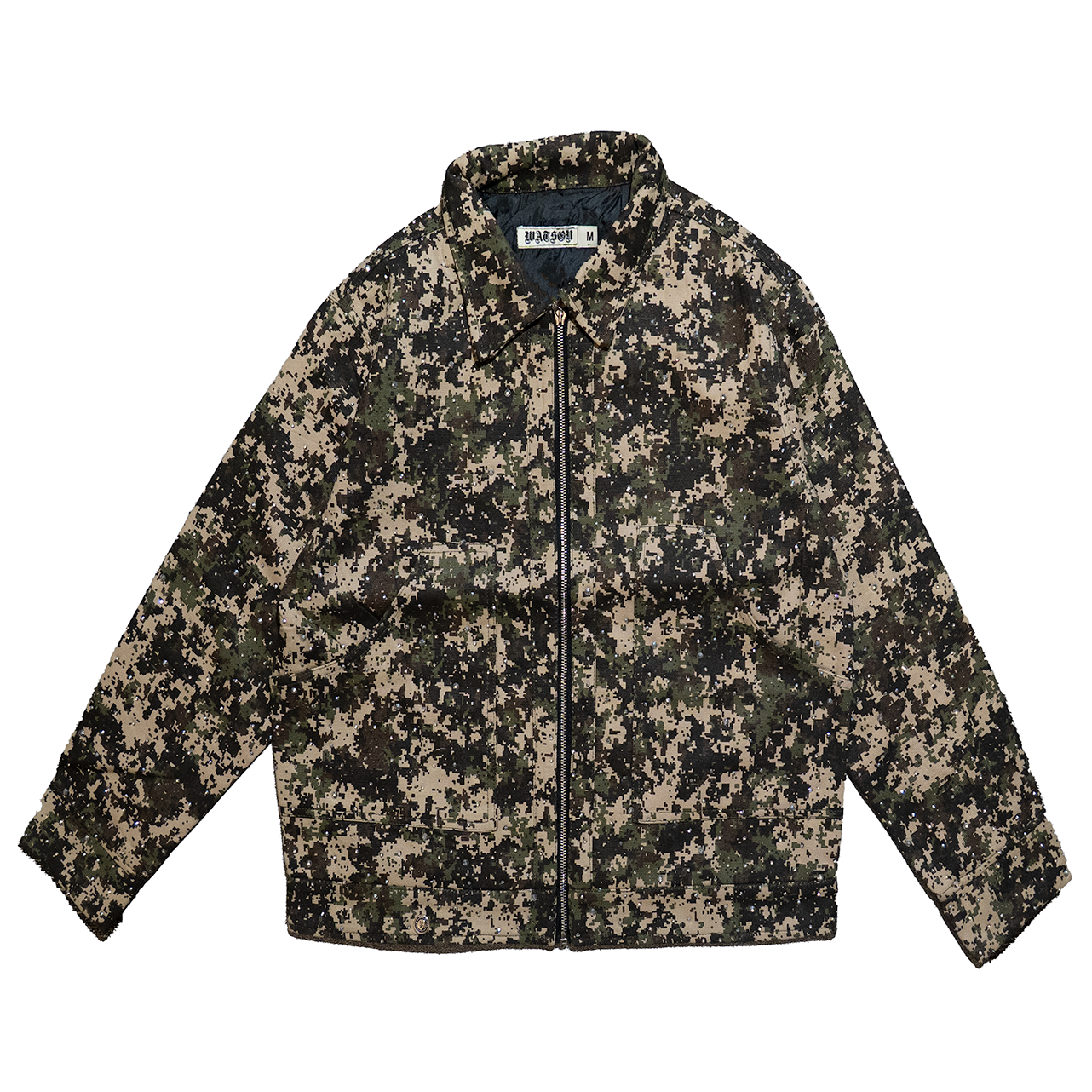WATSON CAMO CRYSTAL WORK JACKET (GREEN CAMO) – All Star Elite