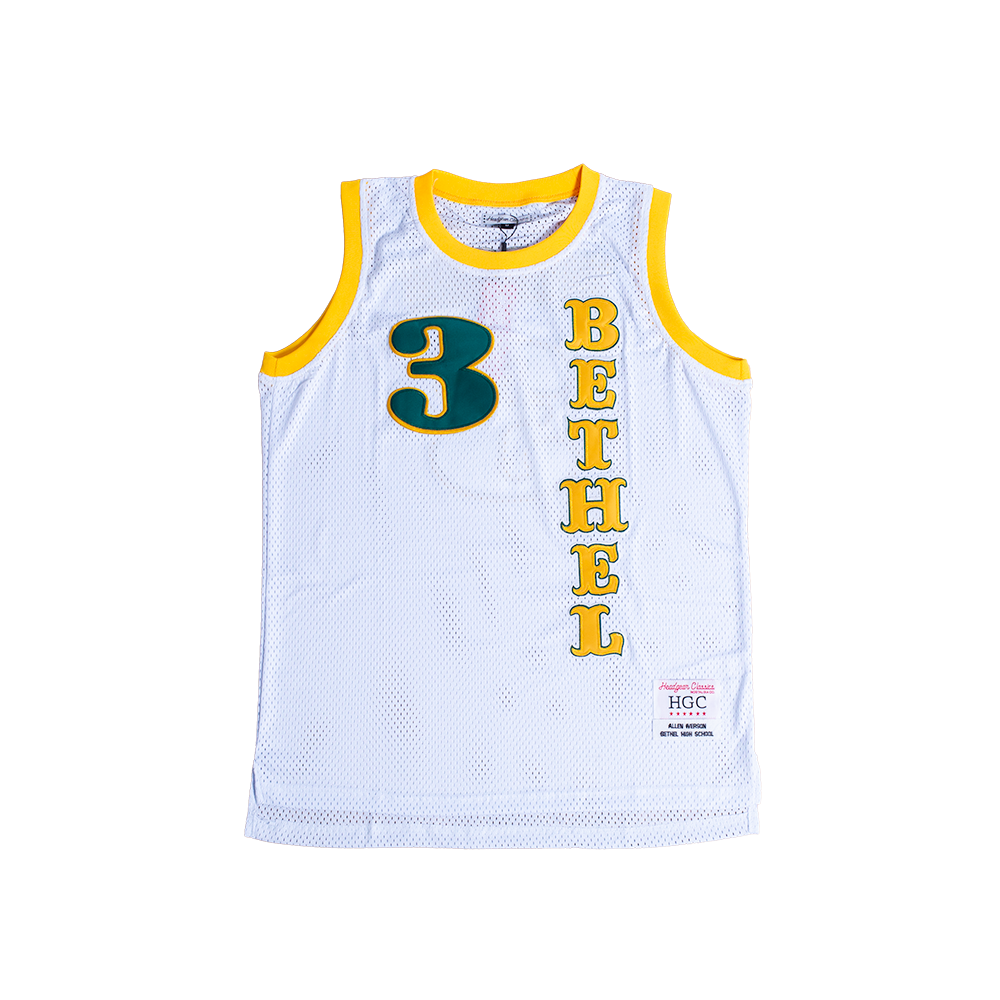ALLEN IVERSON HS BASKETBALL JERSEY WHITE - Allstarelite.com