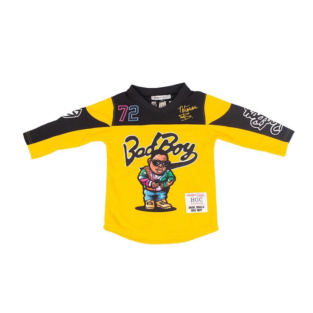 Bad Boy Biggie Smalls Youth HOCKEY JERSEY Yellow – All Star Elite