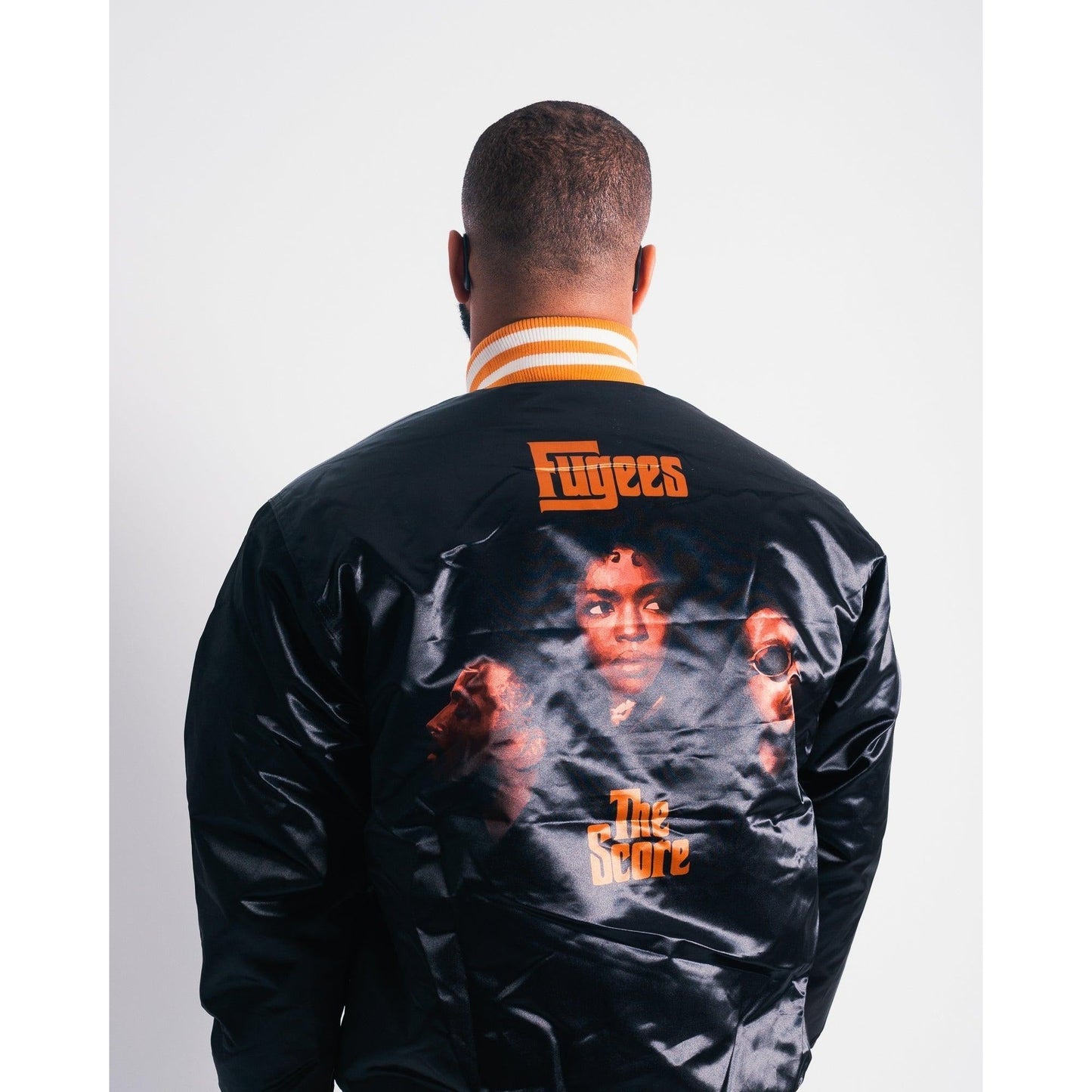 Black Fugees Satin Jacket - Allstarelite.com
