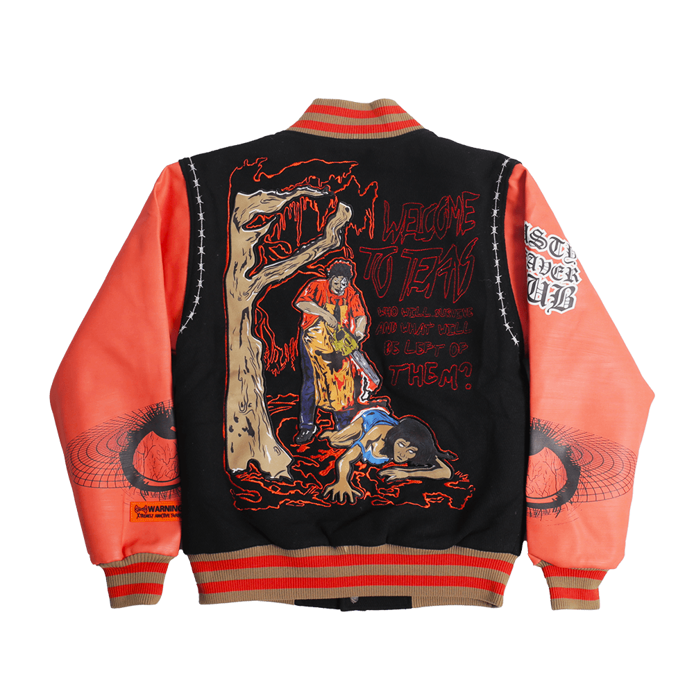 BRAND X TEXAS CHAINSAW MASSACRE YOUTH VARSITY JACKET - Allstarelite.com