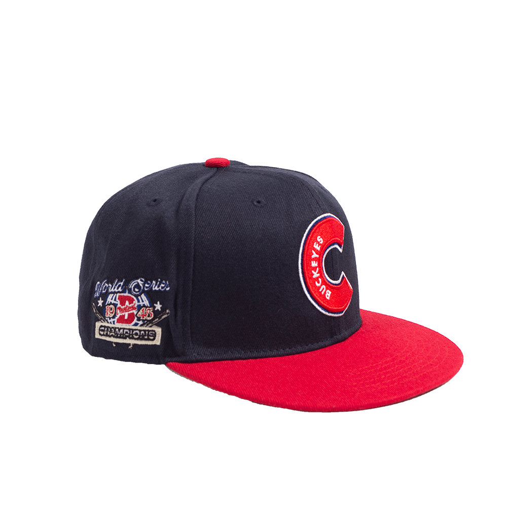 CLEVELAND BUCKEYES WORLD SERIES FITTED HAT - Allstarelite.com