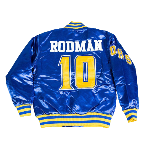 DENNIS RODMAN HIGH SCHOOL SATIN JACKET - Allstarelite.com