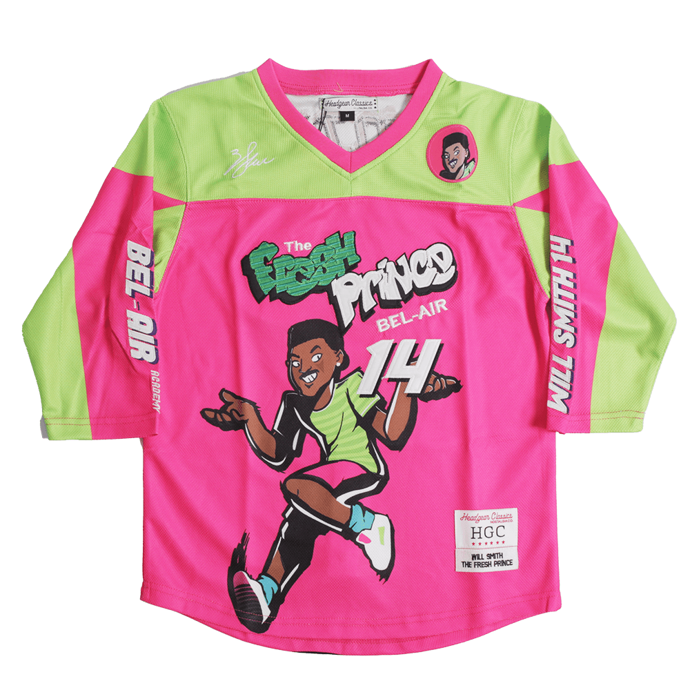 FRESH PRINCE YOUTH HOCKEY JERSEY PINK - Allstarelite.com