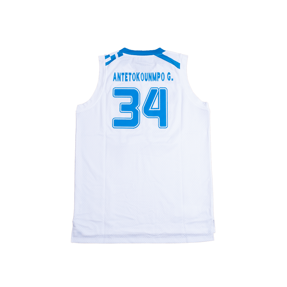 GIANNIS HELLAS TEAM GREECE YOUTH AUTHENTIC BASKETBALL JERSEY - Allstarelite.com