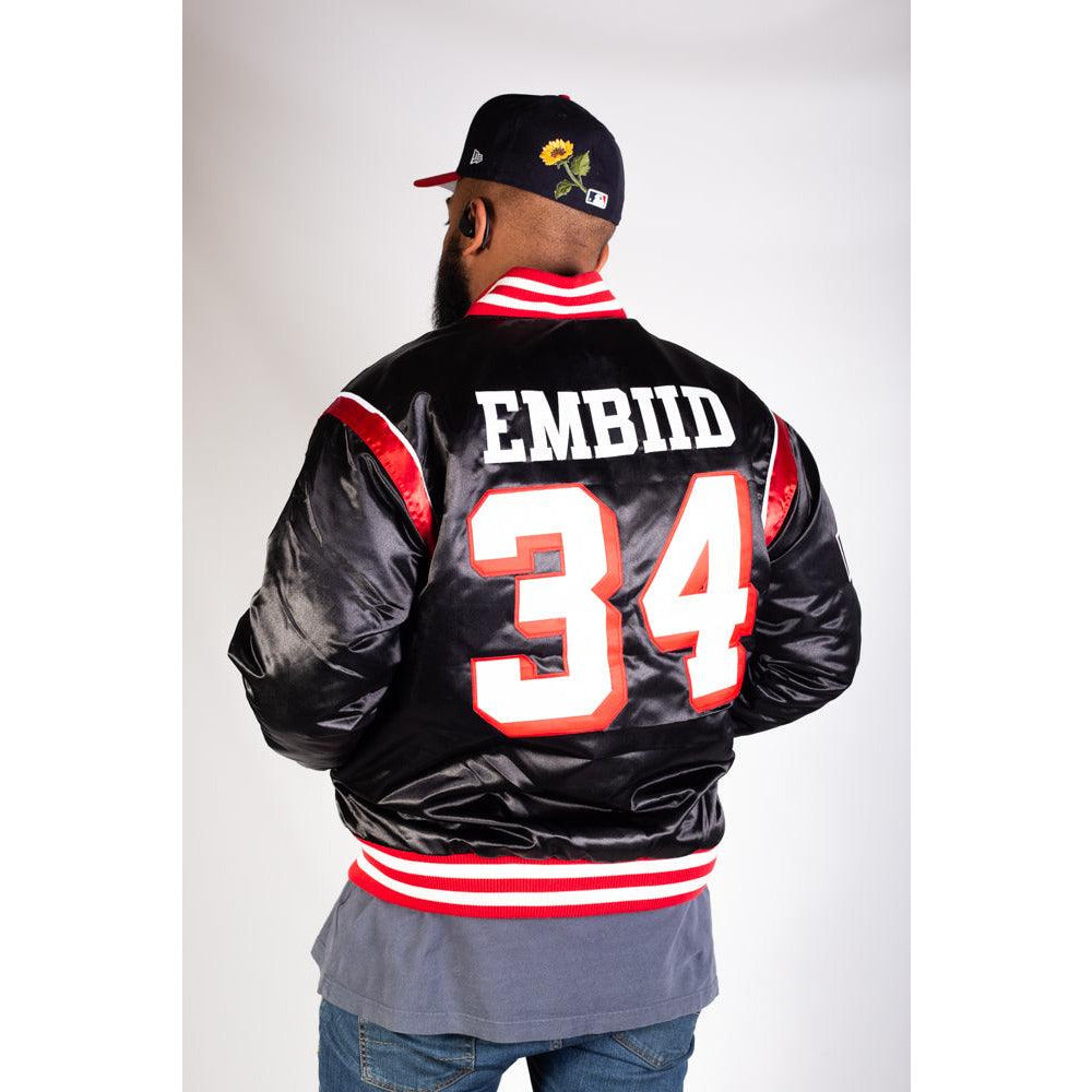JOEL EMBIID HIGH SCHOOL BASKETBALL SATIN JACKET - Allstarelite.com