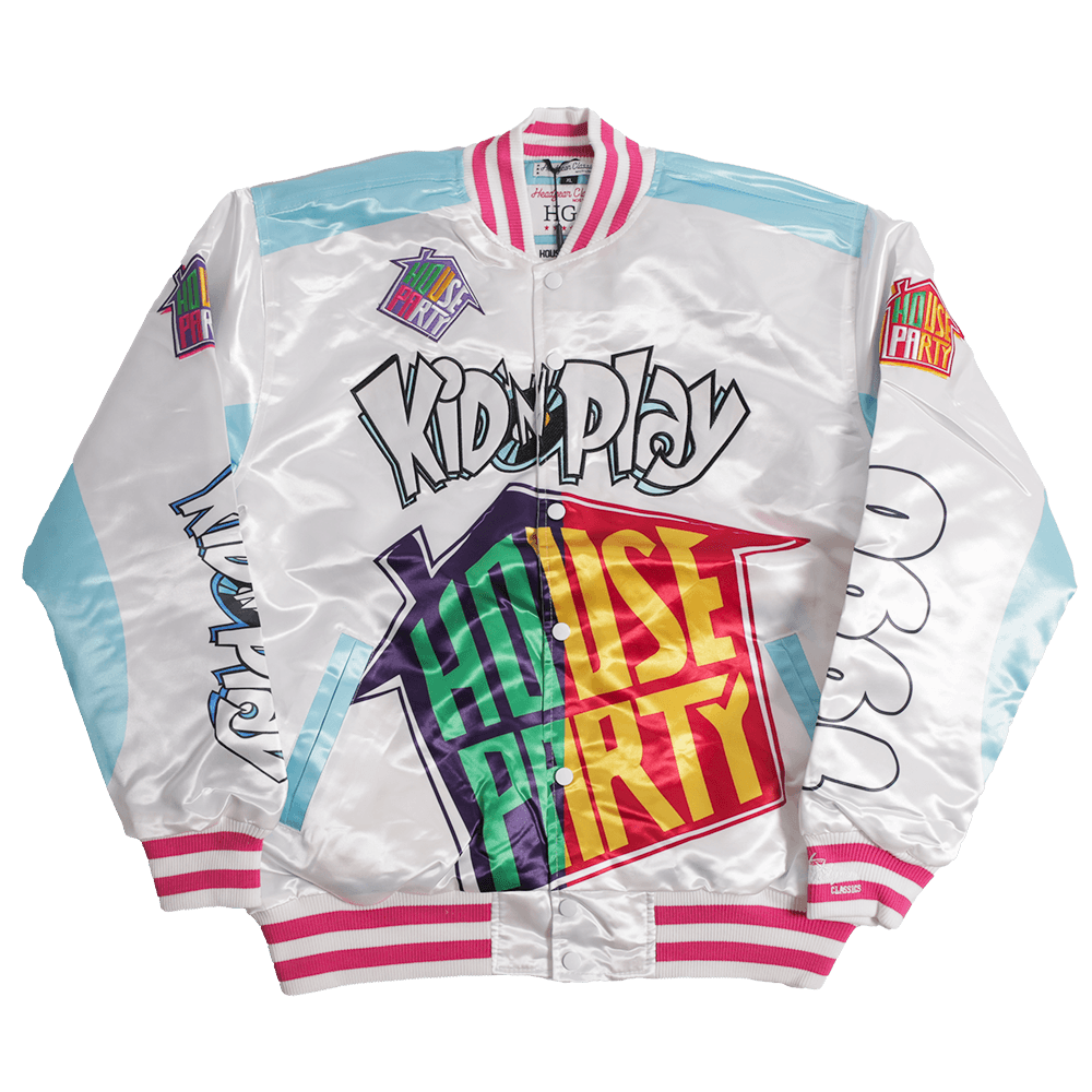 Maison special satin jacket アイボリー KID N PLAY HOUSE PARTY SATIN JACKET (WHITE) – All Star Elite