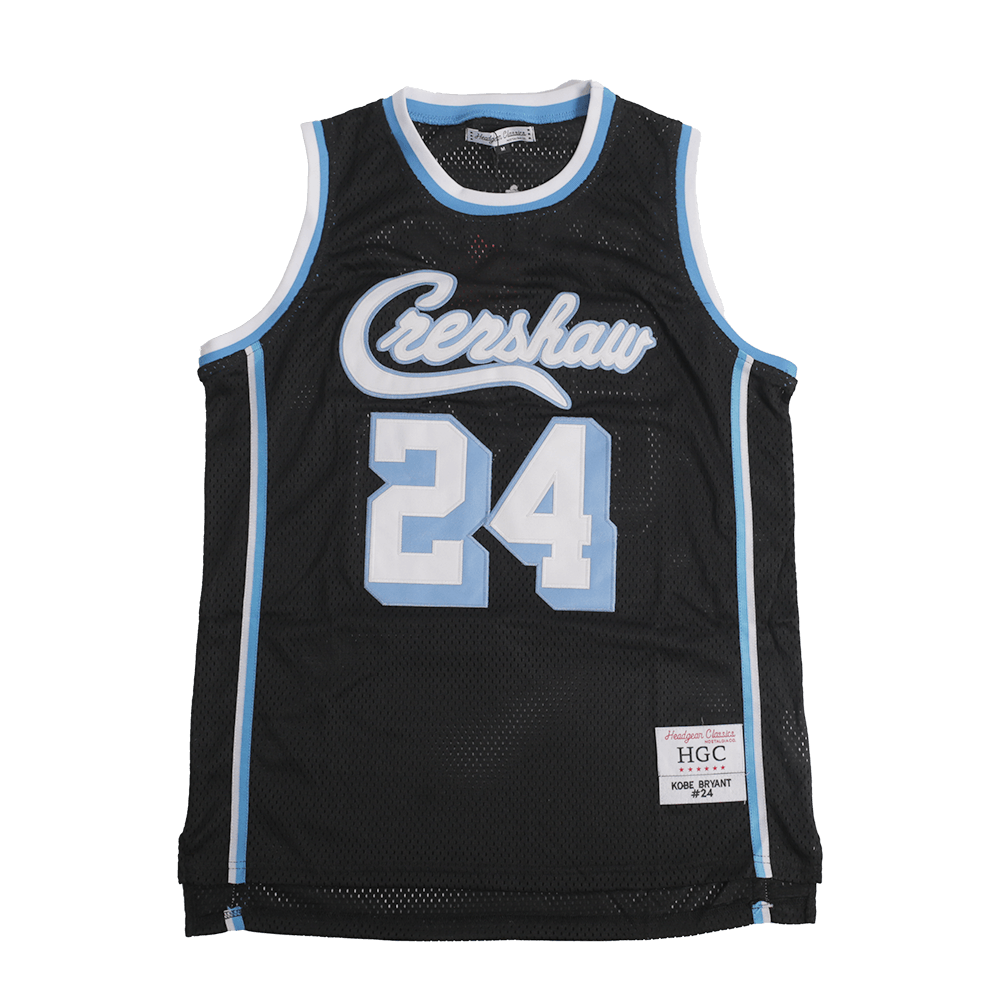 KOBE BRYANT CRENSHAW BASKETBALL JERSEY BLACK - Allstarelite.com