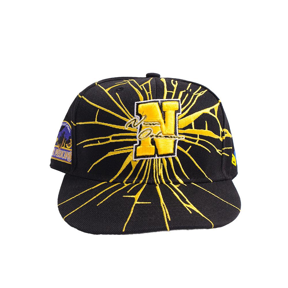 NEW ORLEANS BLACK PELICANS FITTED HAT - Allstarelite.com