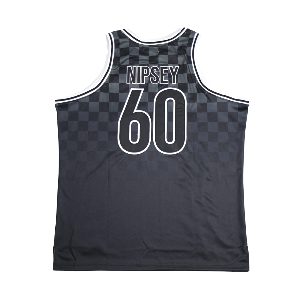 NIPSEY HUSSLE BOOGIE BLACK YOUTH BASKETBALL JERSEY - Allstarelite.com