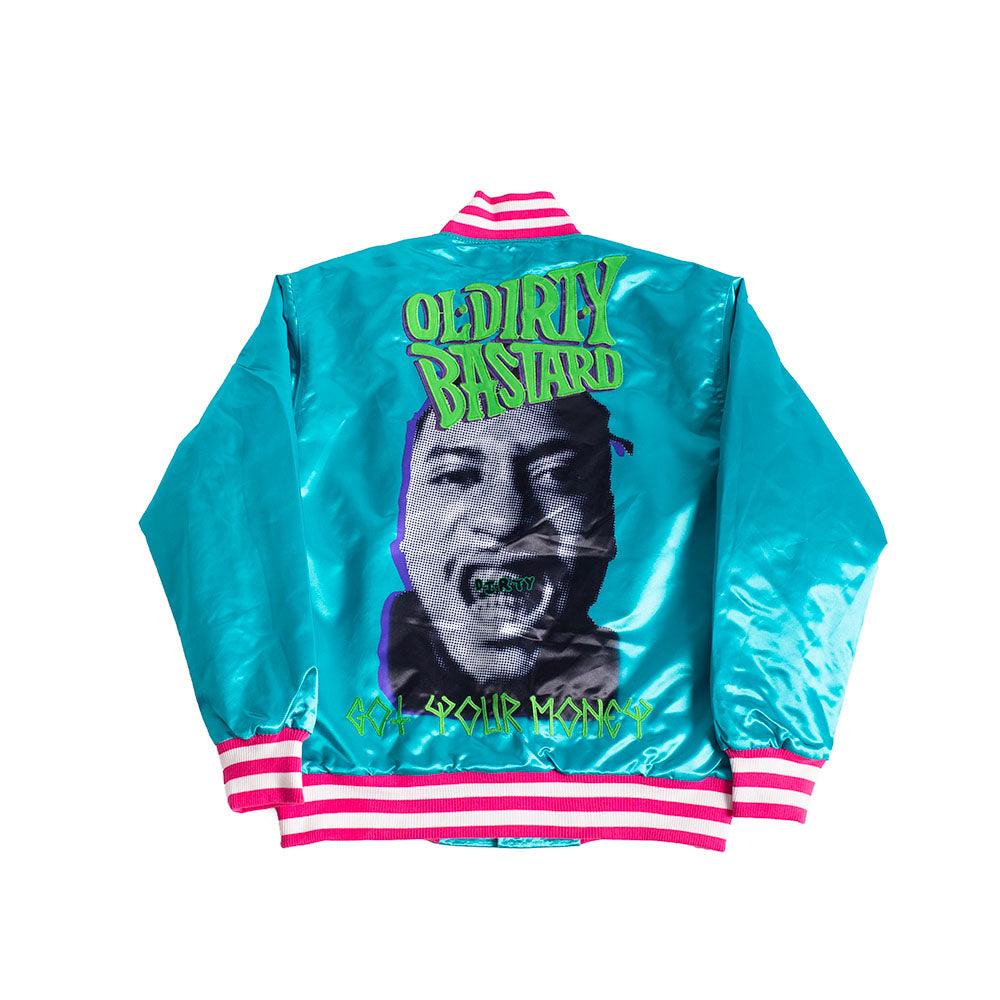 ODB TEAL SATIN JACKET - Allstarelite.com