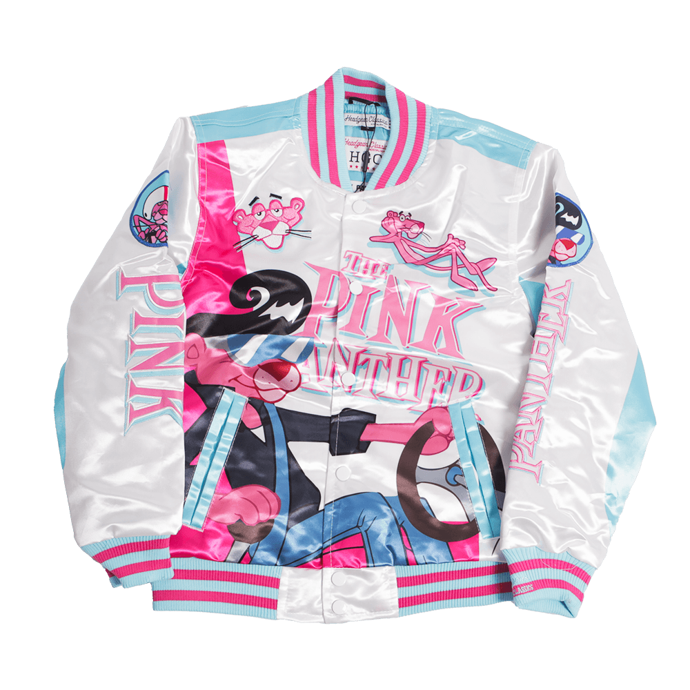 PINK PANTHER SATIN JACKET - Allstarelite.com
