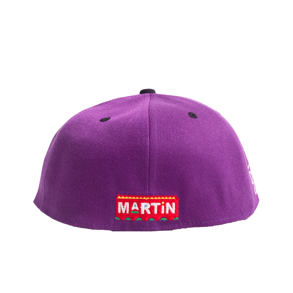 PURPLE DAMN GINA FITTED HAT - Allstarelite.com