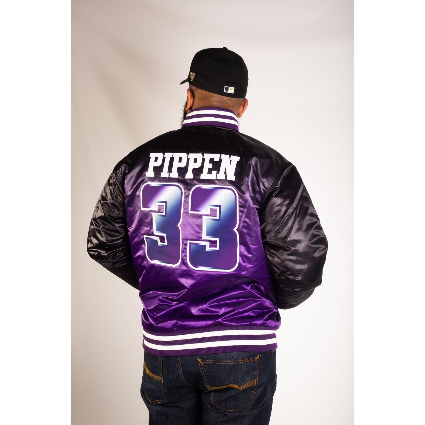 SCOTTIE PIPPEN HIGH SCHOOL BASKETBALL SATIN JACKET - Allstarelite.com