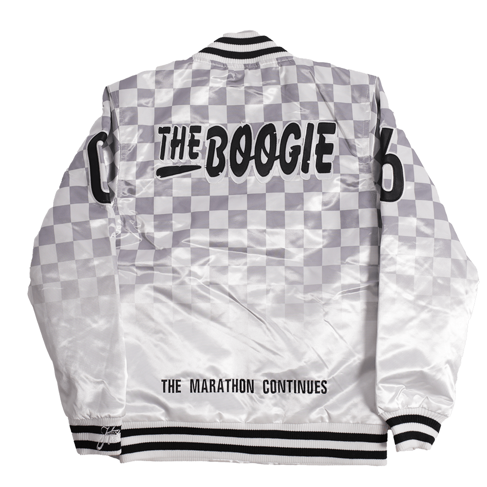 YOUTH BOOGIE CRENSHAW SATIN JACKET WHITE - Allstarelite.com