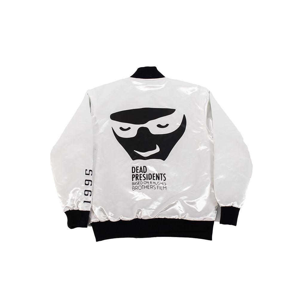 YOUTH DEAD PRESIDENTS SATIN JACKET WHITE - Allstarelite.com