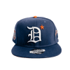 DETROIT STARS NAVY BLUE SNAPBACK HAT - Allstarelite.com