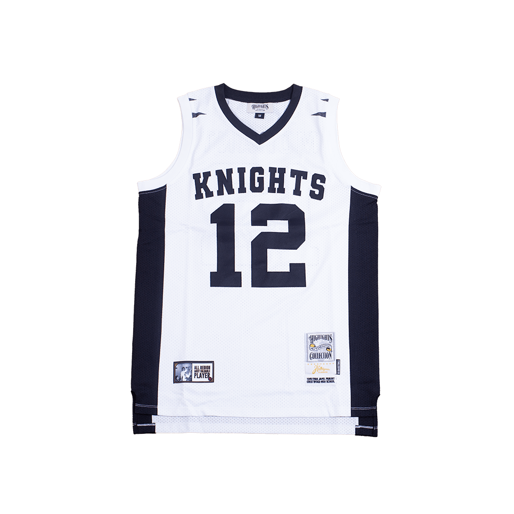 Ja Morant #12 High School Basketball Jersey Stitched White Black