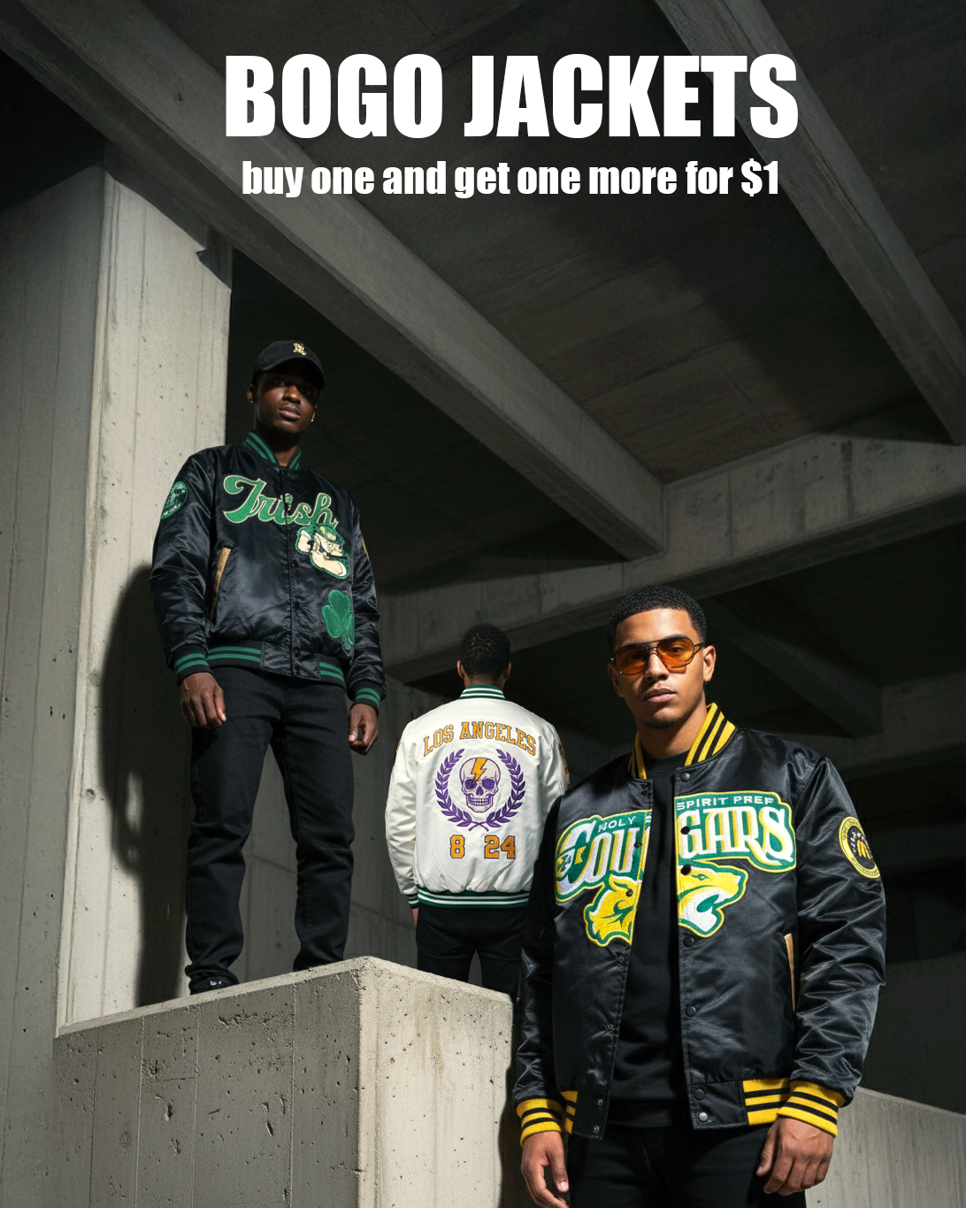 BOGO $1 JACKETS