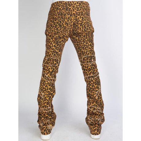 Politics Jeans - Stacked Distressed Denim - Galil - Cheetah - 506