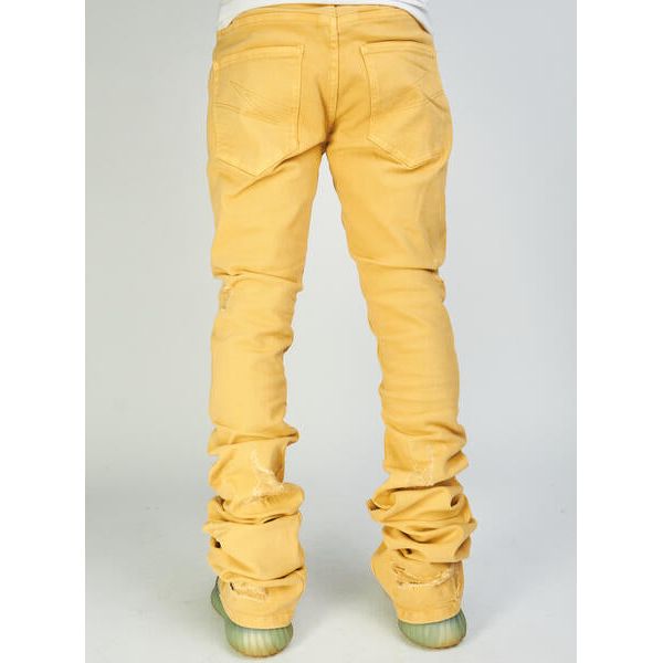 Politics Jeans - Super Stacked Skinny Flare 38" Inseam - Scott - Khaki Wash - 503