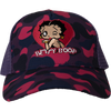 BETTY BOOP CAMO TRUCKER HAT (PURPLE)