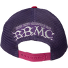 BETTY BOOP CAMO TRUCKER HAT (PURPLE)