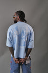 WATSON SINGLE STITCHED EMBROIDERED LOGO SKY BLUE TSHIRT
