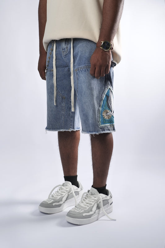 WATSON DOVE LIGHT BLUE DENIM SHORTS