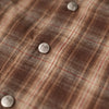 WATSON PROPERTY OF WATSON RUST SHORT SLEEVE FLANNEL SHIRT