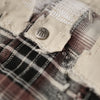 WATSON INTERNATIONAL ANYTHING IS POSSIBLE BROWN SHORT SLEEVE FLANNEL SHIRT