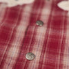 WATSON HAVE FAITH BURNT RED SHORT SLEEVE FLANNEL SHIRT