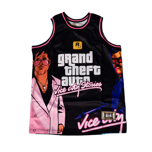 GTA VICE CITY BASKETBALL JERSEY (BLACK)