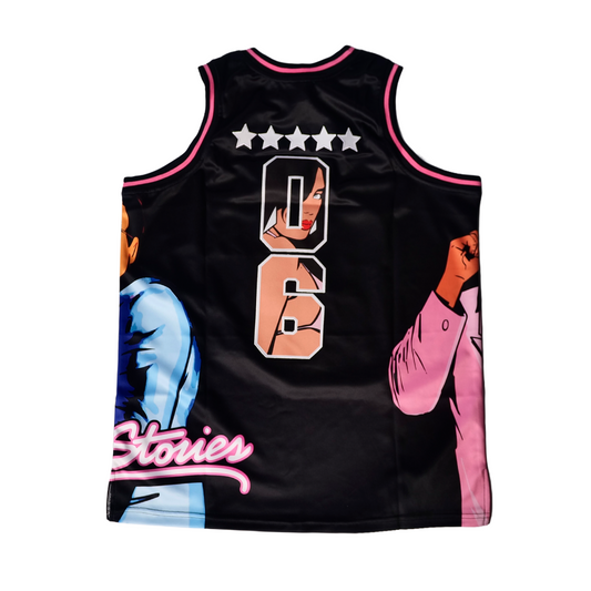 GTA VICE CITY BASKETBALL JERSEY (BLACK)