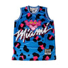 LEOPARD PRINT PINK PANTHER MIAMI BASKETBALL JERSEY