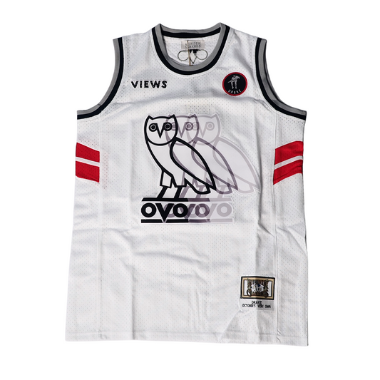 DRAKE VIEWS BASKETBALL JERSEY (WHITE)