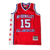 MCDONALDS ALL AMERICAN VINCE CARTER BASKETBALL JERSEY