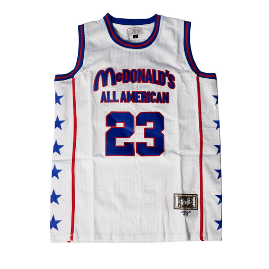 MCDONALDS ALL AMERICAN JORDAN BASKETBALL JERSEY (WHITE)