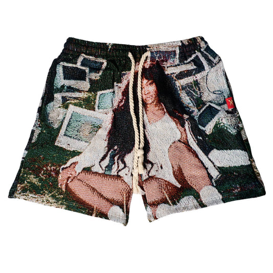 SZA CTRL TAPESTRY SHORTS