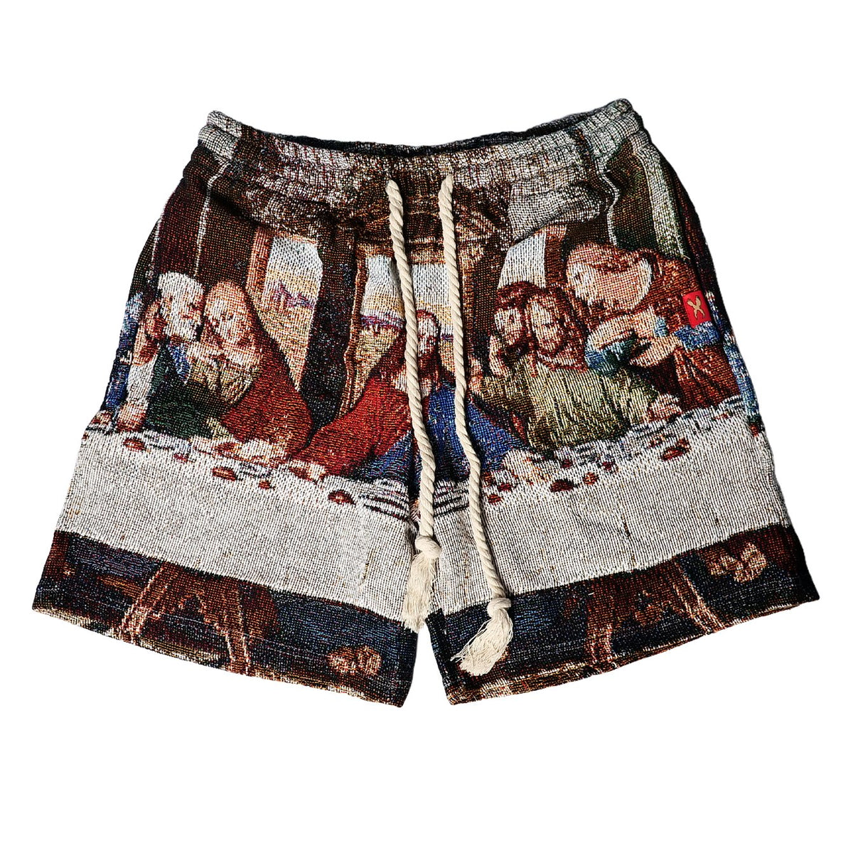 LAST SUPPER TAPESTRY SHORTS