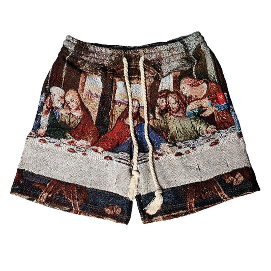 LAST SUPPER TAPESTRY SHORTS
