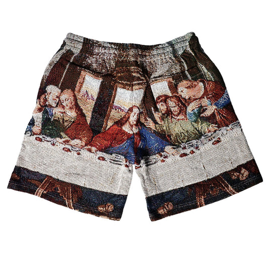 LAST SUPPER TAPESTRY SHORTS