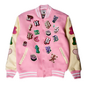 PINKYS RECORD STORE FRIDGE MAGNET VARSITY JACKET (PINK)